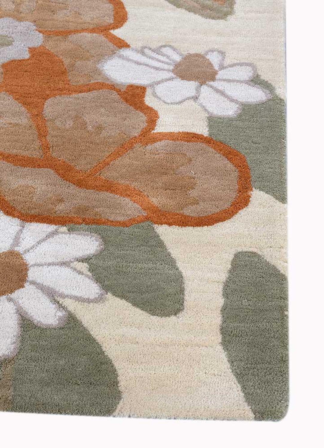 Wollteppich sonderform  - 270 x 180 cm - mehrfarbig