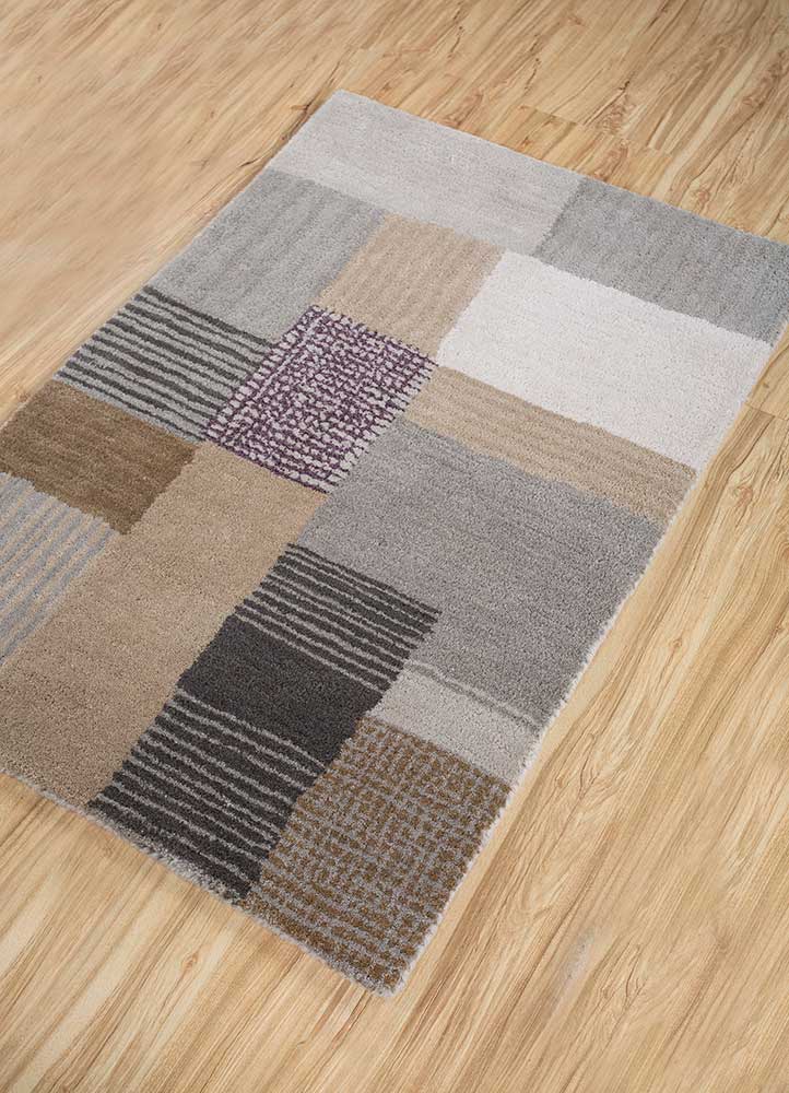 Wollteppich - 90 x 60 cm - mehrfarbig