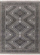 Wollteppich - 240 x 150 cm - grau