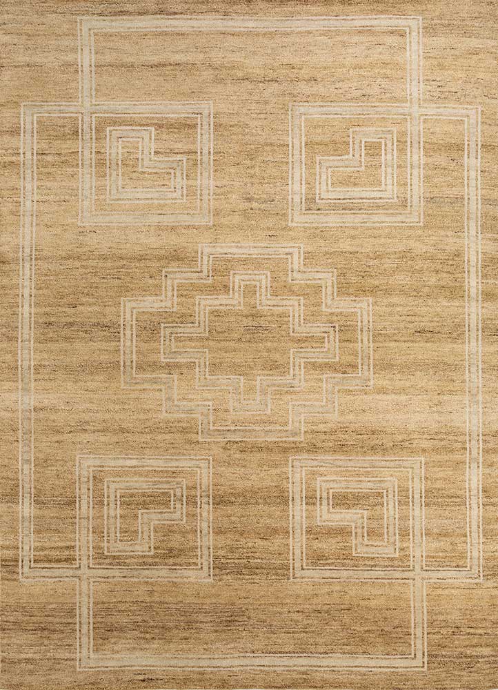 Wollteppich - 300 x 240 cm - beige