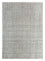 Wollteppich quadratisch  - 120 x 120 cm - hellgrau