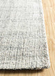 Wollteppich quadratisch  - 120 x 120 cm - hellgrau
