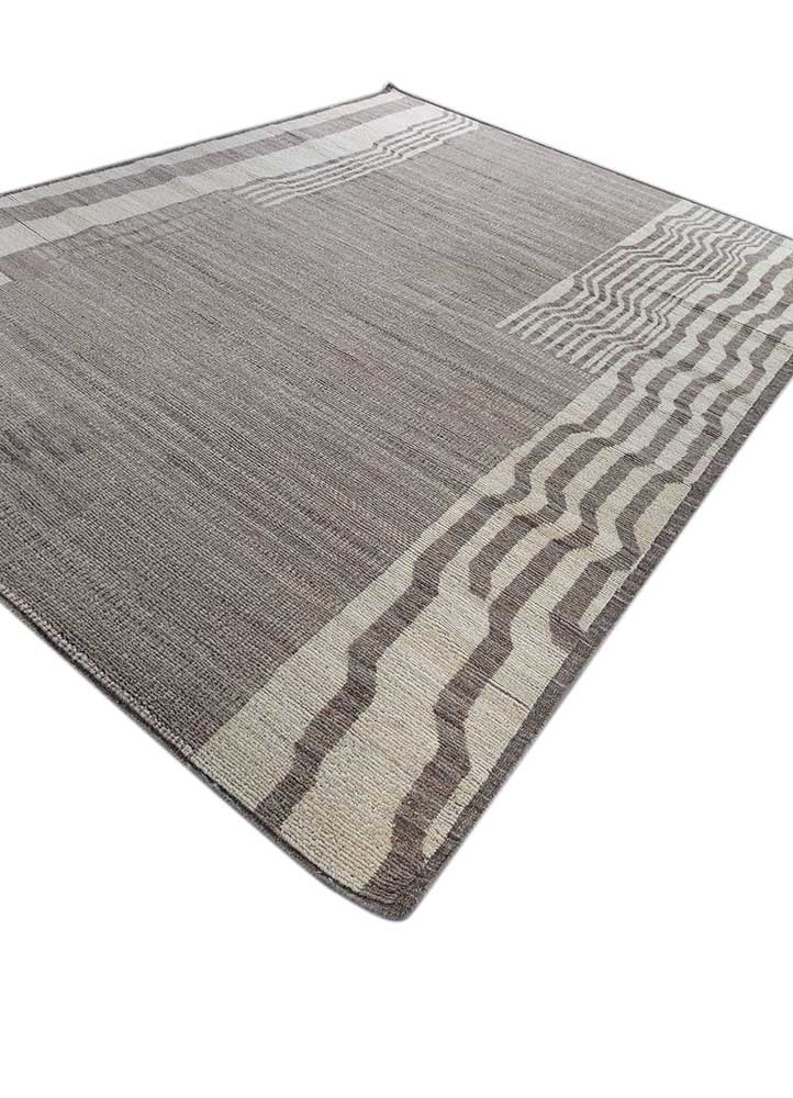 Wollteppich - 300 x 240 cm - grau