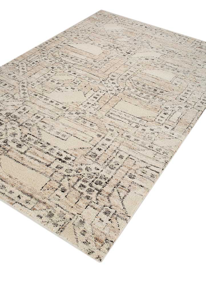 Wollteppich - 240 x 150 cm - creme