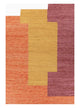 Wollteppich sonderform  - 270 x 180 cm - orange