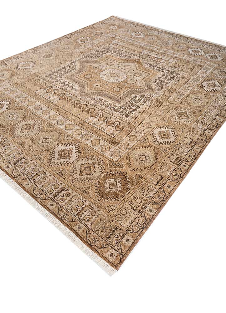 Wollteppich - 300 x 240 cm - beige