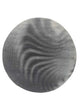 Wollteppich rund  - 180 x 180 cm - grau