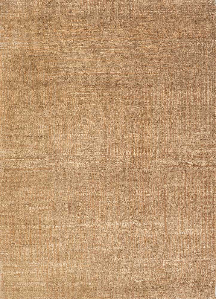 Wollteppich - 90 x 60 cm - gold