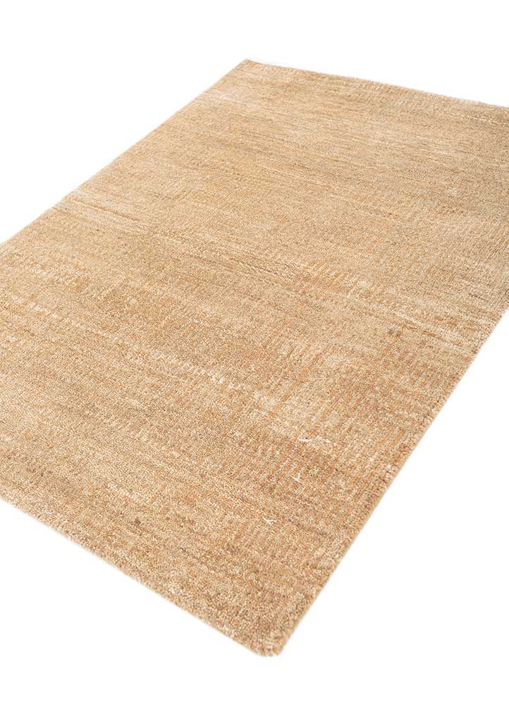 Wollteppich - 90 x 60 cm - gold