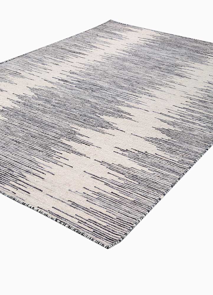 Wollteppich - 240 x 150 cm - grau