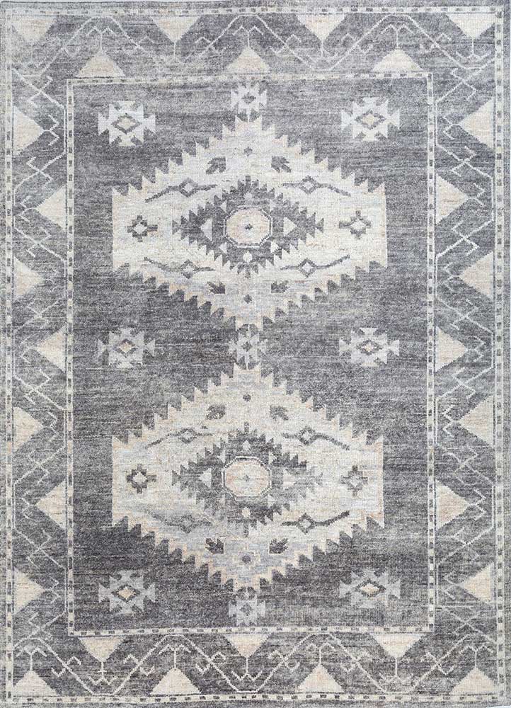 Wollteppich - 300 x 240 cm - grau