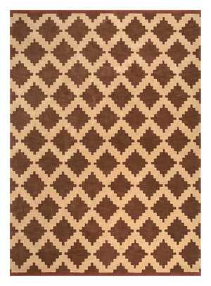 Wollteppich - 270 x 210 cm - braun