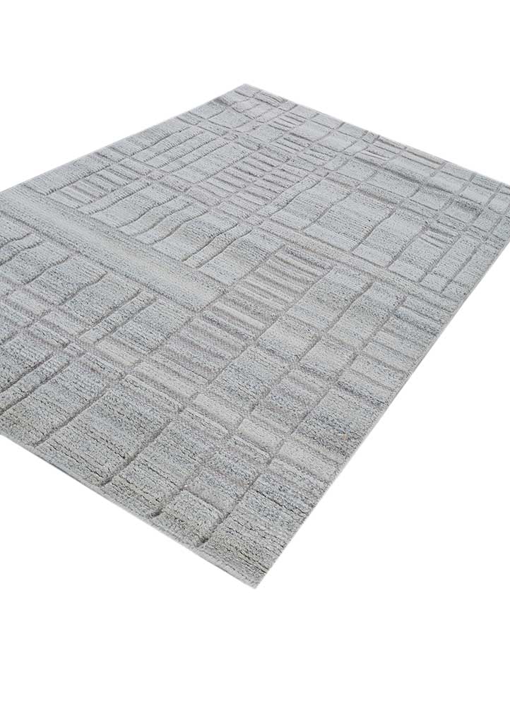 Wollteppich - 180 x 120 cm - grau