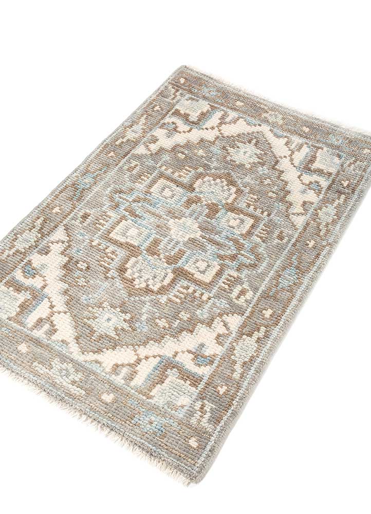 Wollteppich - 60 x 90 cm - beige