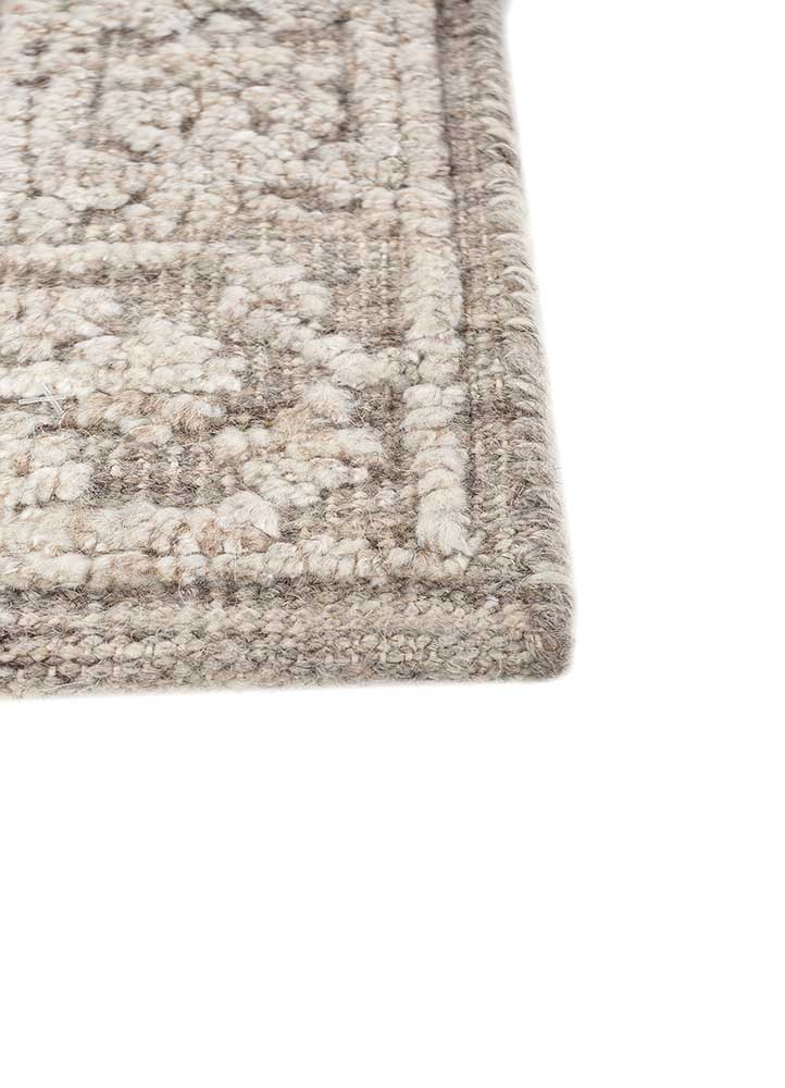 Wollteppich - 90 x 60 cm - beige
