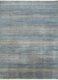 Wollteppich - 270 x 180 cm - seeblau