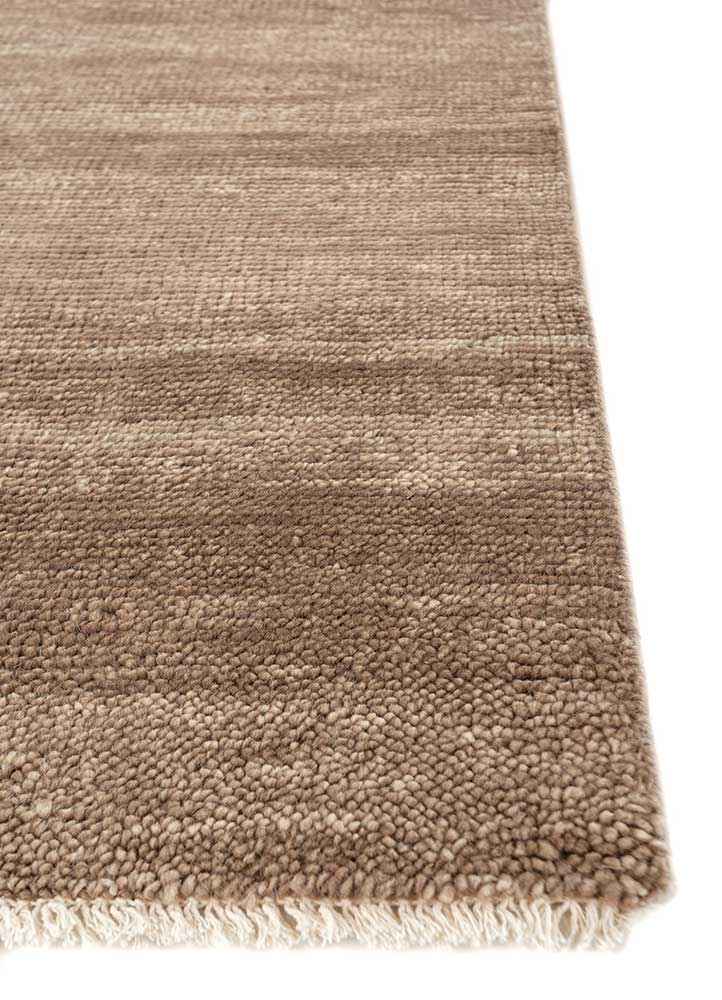 Wollteppich - 270 x 180 cm - dunkelbeige