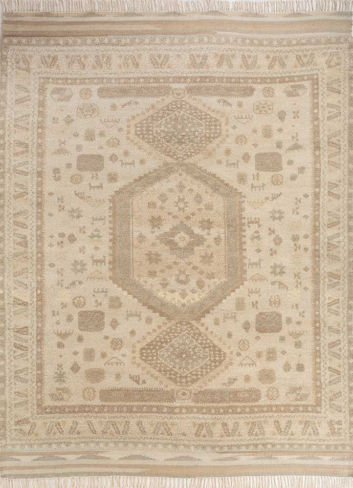 Wollteppich - 240 x 300 cm - beige