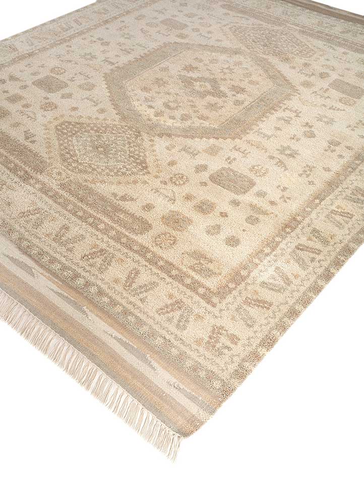 Wollteppich - 240 x 300 cm - beige
