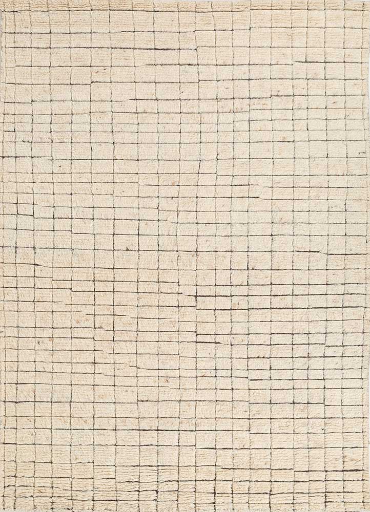 Wollteppich - 240 x 150 cm - beige