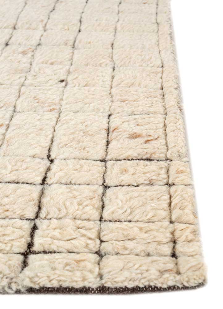 Wollteppich - 240 x 150 cm - beige