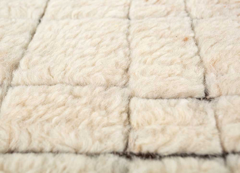 Wollteppich - 240 x 150 cm - beige
