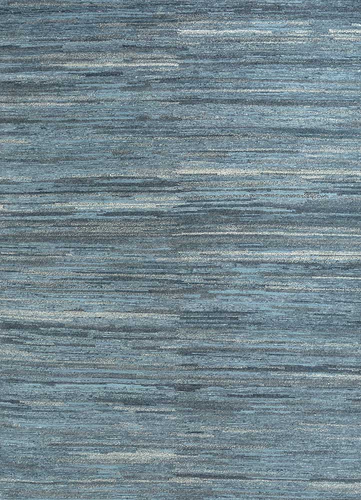 Wollteppich - 300 x 240 cm - seeblau