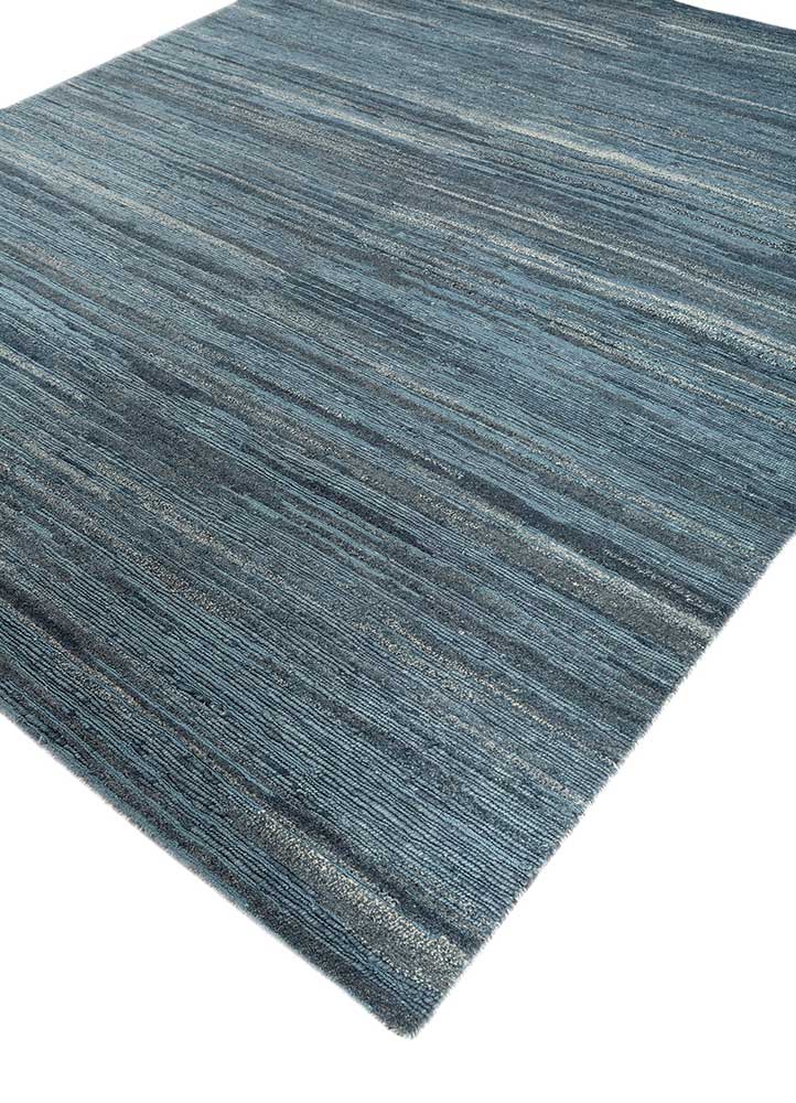 Wollteppich - 300 x 240 cm - seeblau
