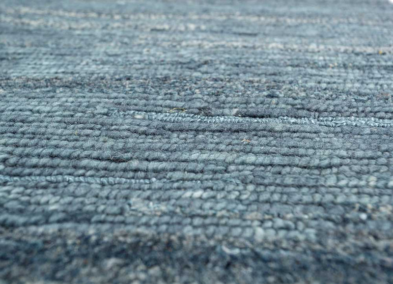 Wollteppich - 300 x 240 cm - seeblau