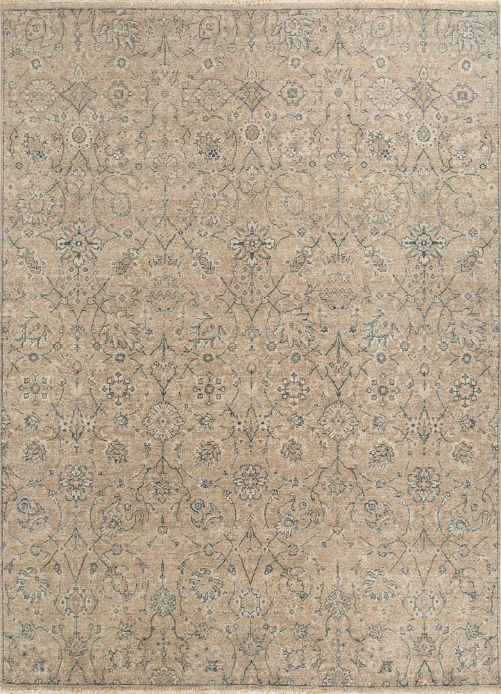 Wollteppich - 300 x 240 cm - gold
