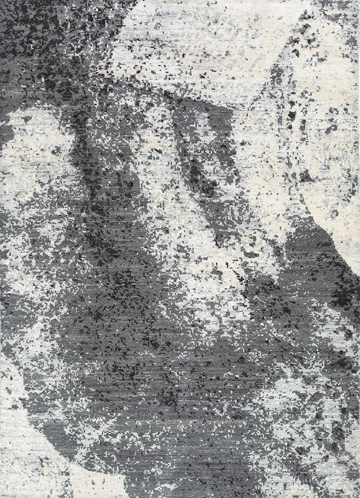 Wollteppich - 240 x 150 cm - grau