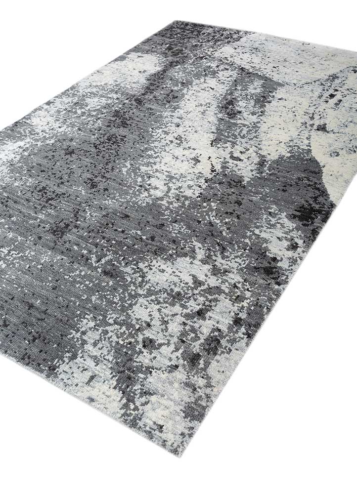 Wollteppich - 240 x 150 cm - grau
