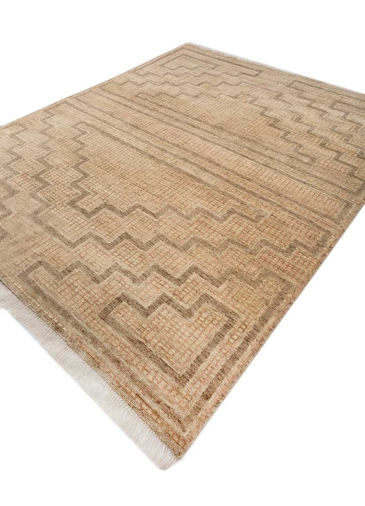 Wollteppich - 300 x 240 cm - gold