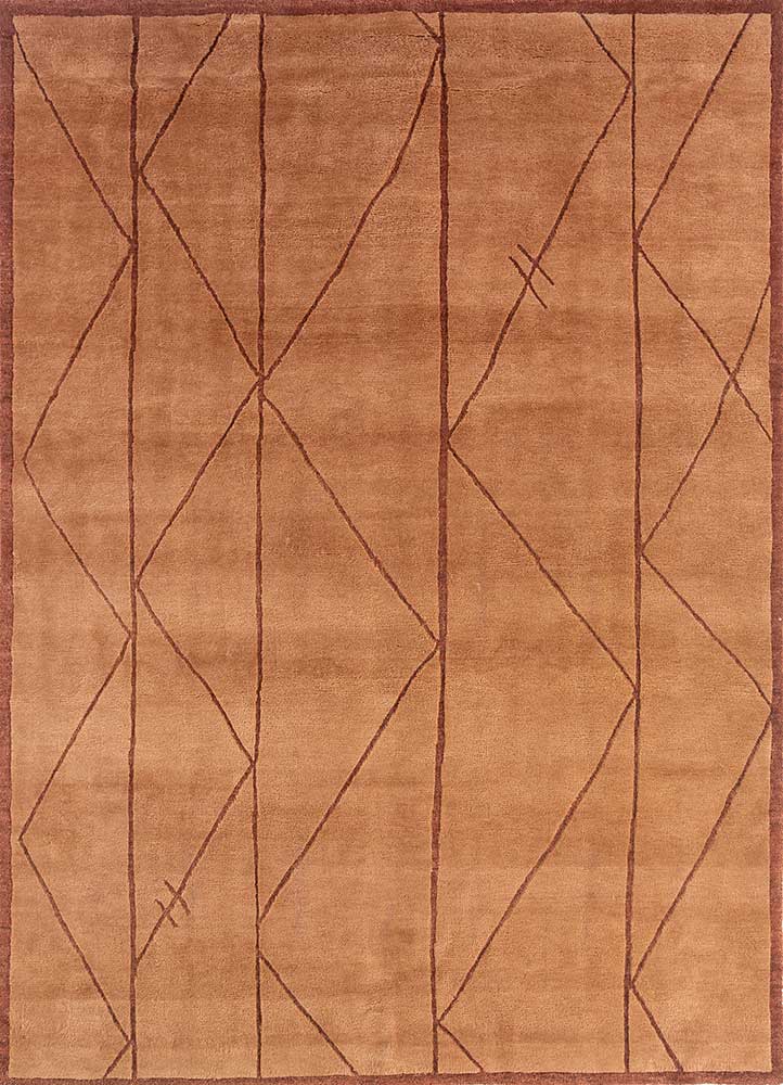Wollteppich - 300 x 240 cm - orange