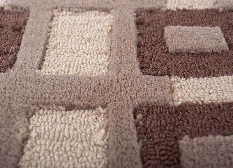 Wollteppich - 270 x 180 cm - beige
