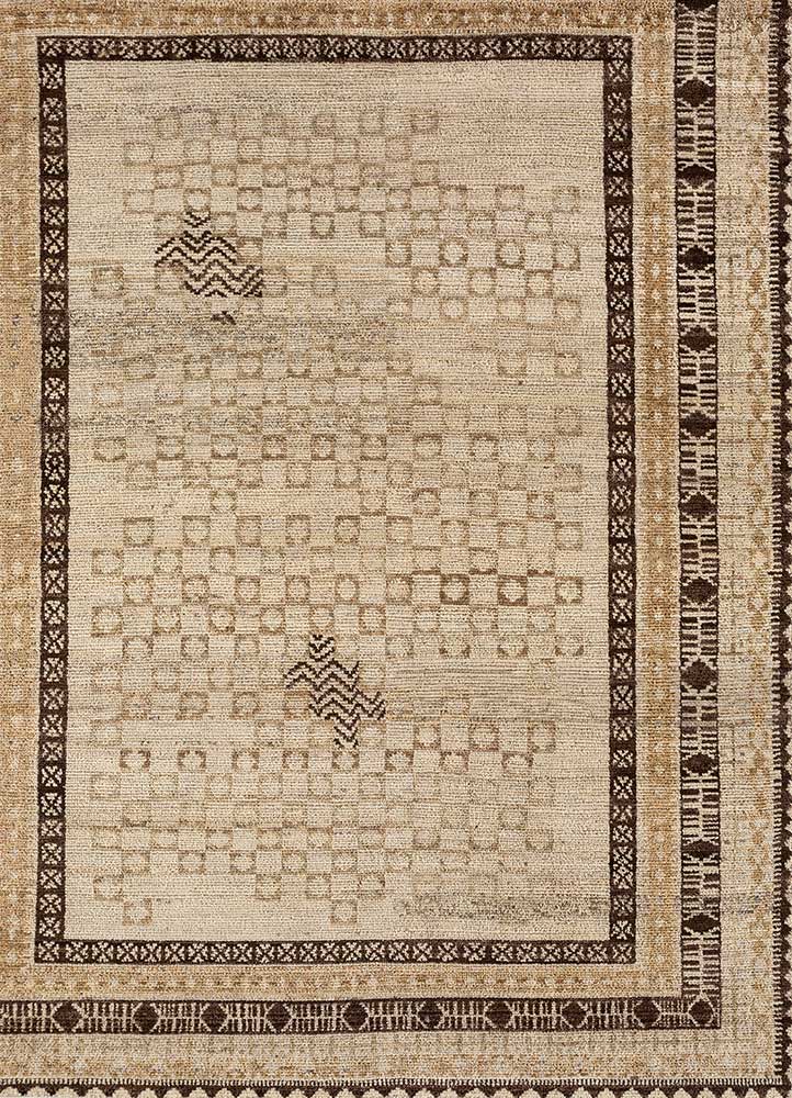 Wollteppich - 270 x 180 cm - gold