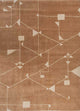Wollteppich - 270 x 180 cm - gold