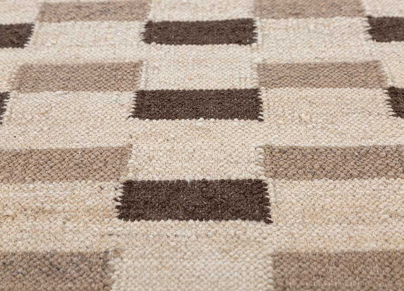 Wollteppich - 240 x 150 cm - creme