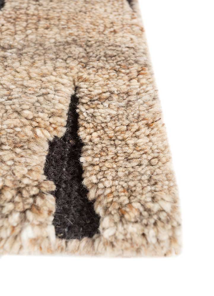 Wollteppich - 90 x 60 cm - beige