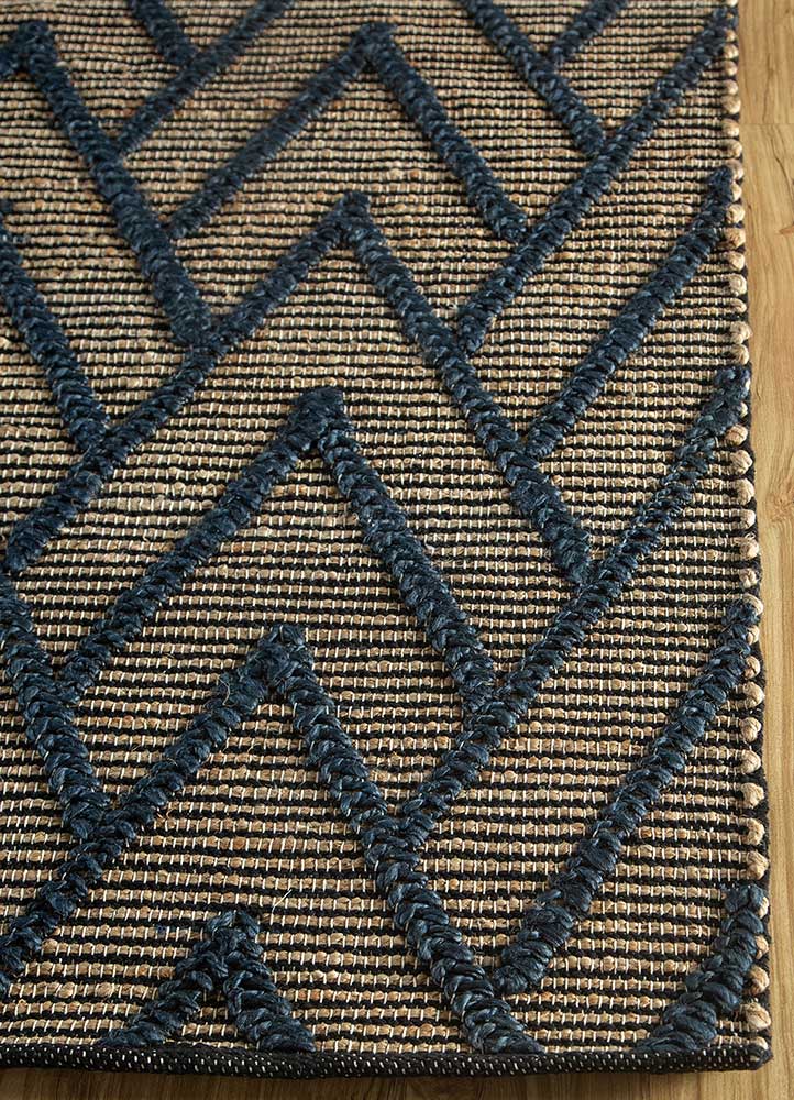 Juteteppich - 240 x 150 cm - anthrazit