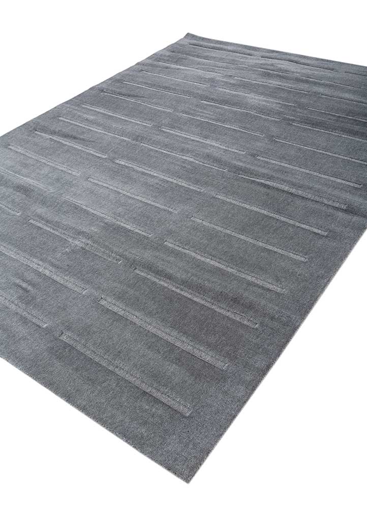 Wollteppich - 270 x 180 cm - grau