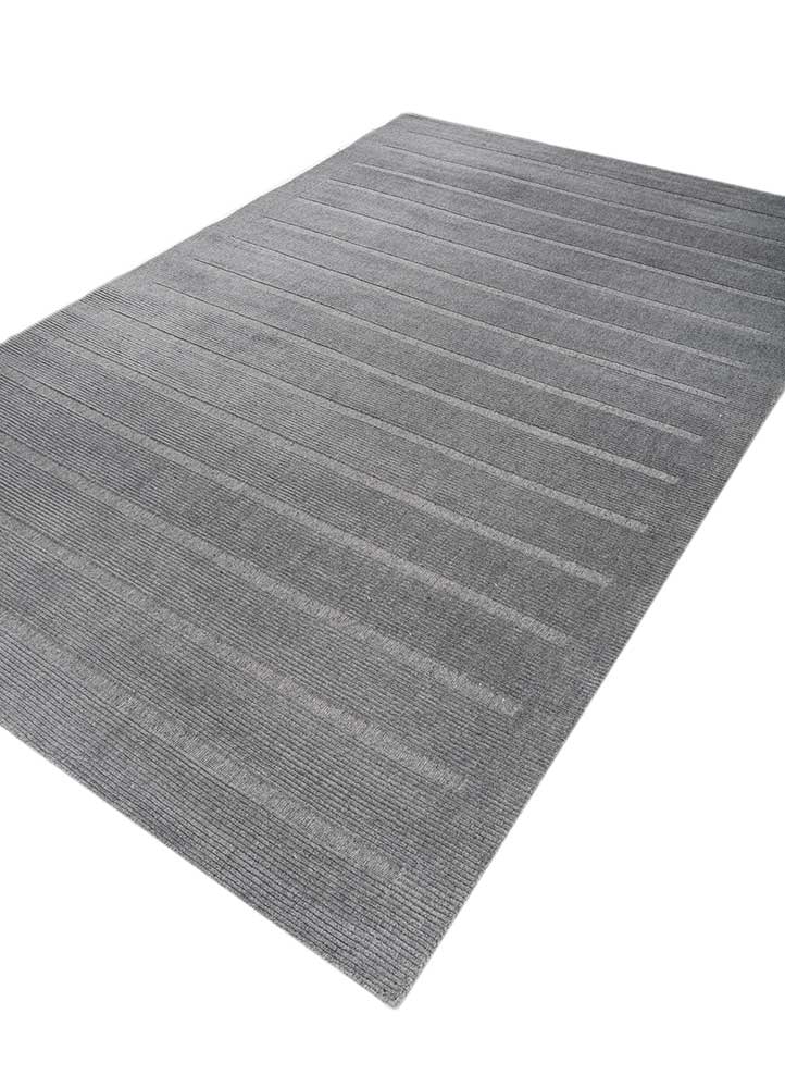 Wollteppich - 270 x 180 cm - grau