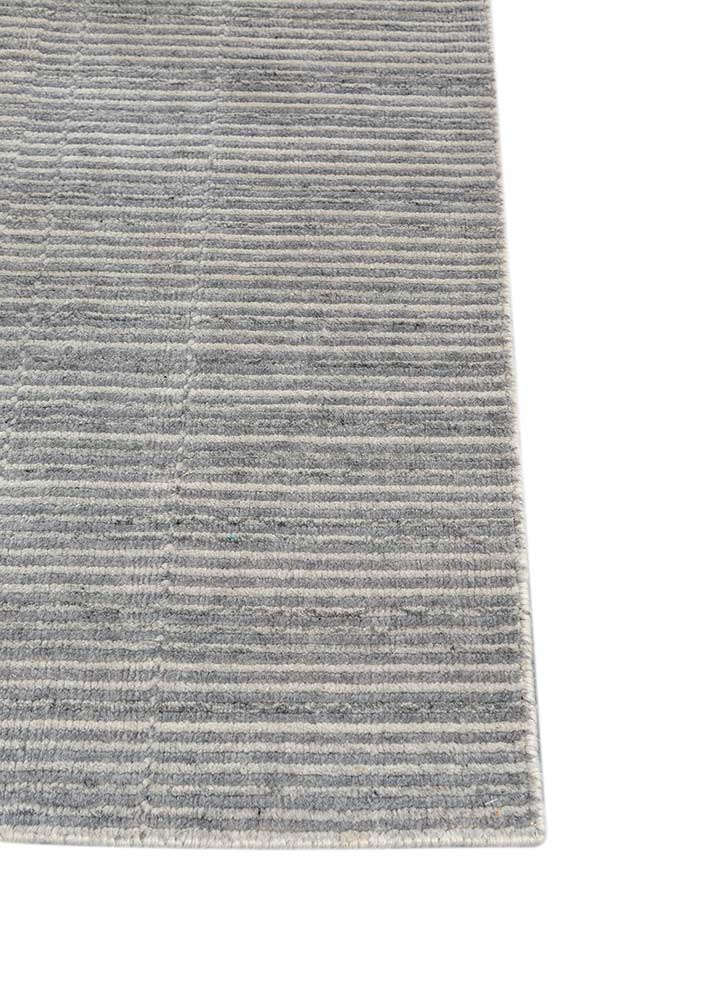 Wollteppich - 270 x 180 cm - hellgrau