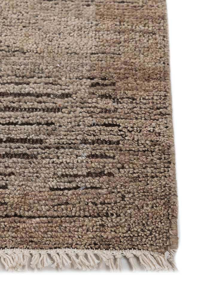 Wollteppich - 300 x 240 cm - dunkelbeige