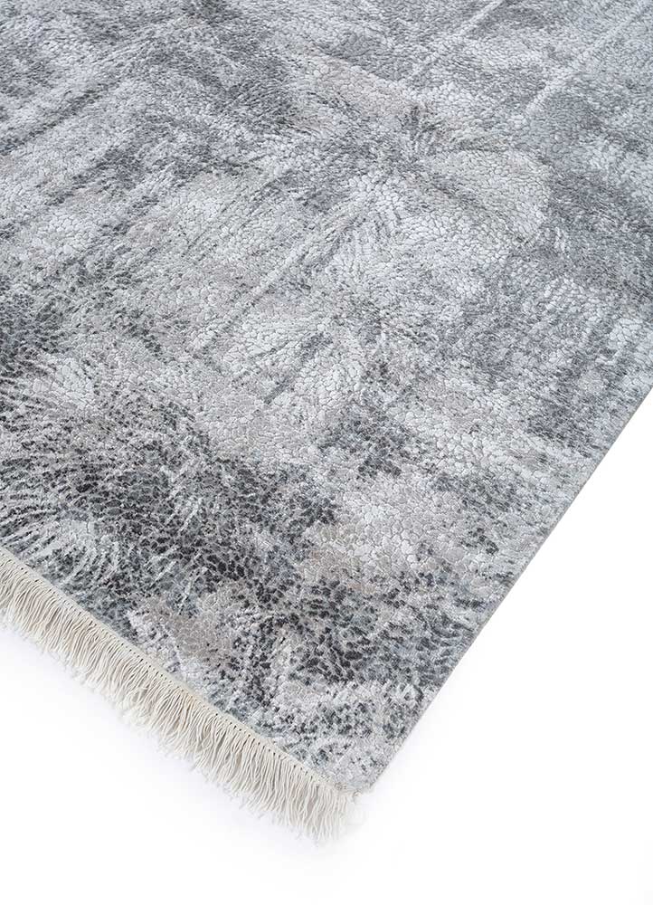 Designer Teppich - 300 x 240 cm - silber