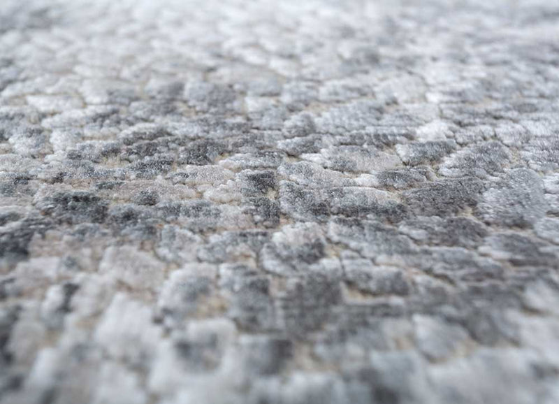Designer Teppich - 300 x 240 cm - silber