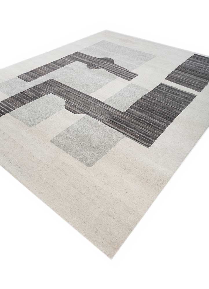 Wollteppich - 300 x 240 cm - grau