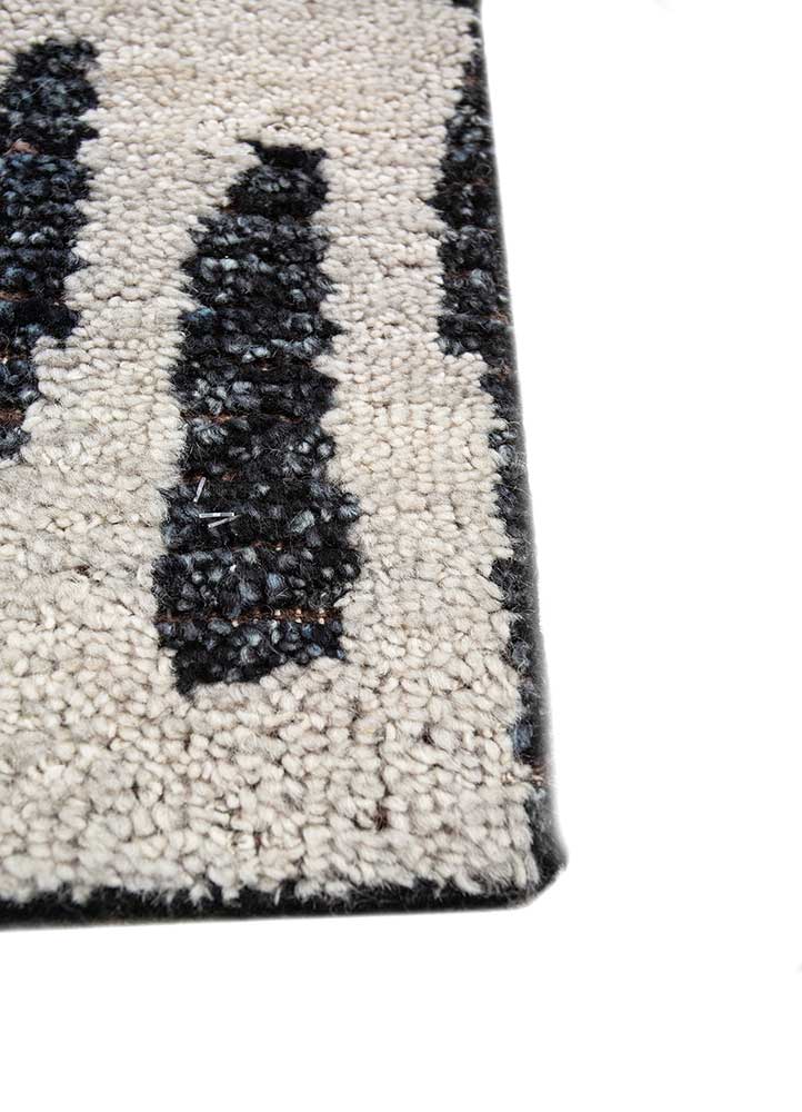 Wollteppich - 300 x 240 cm - grau