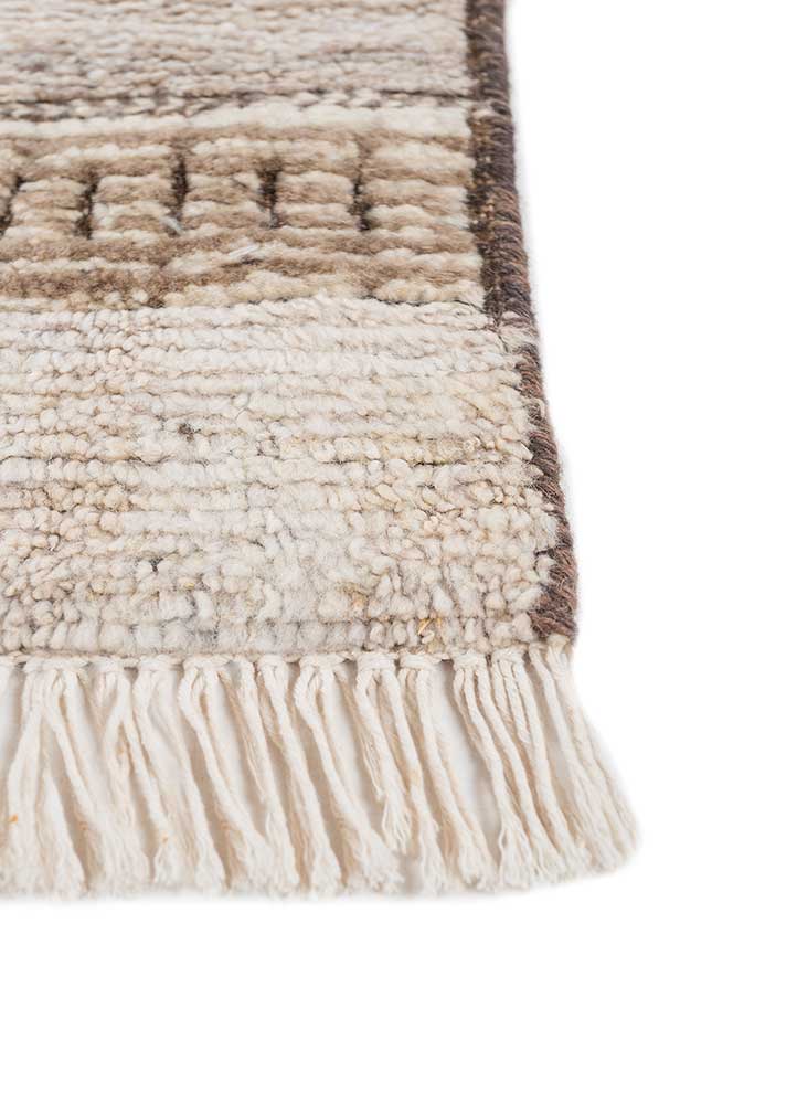Läufer Woll - 240 x 75 cm - creme
