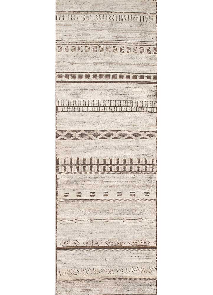 Läufer Woll - 240 x 75 cm - creme